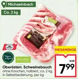 Maximarkt Oberösterr. Schweinebauch Angebot