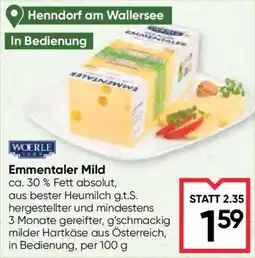 Maximarkt Woerle Emmentaler Mild Angebot
