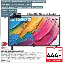 Maximarkt LG QNED AI LED TV 55QNED70A6A UHD Angebot