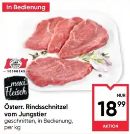 Maximarkt maxi! Fleisch Österr. Rindsschnitzel vom Jungstier Angebot