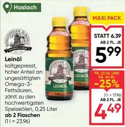 Maximarkt Leinöl Angebot