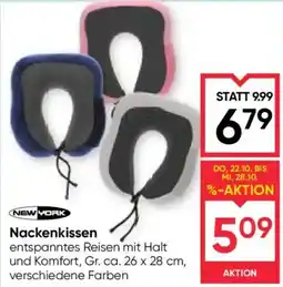 Maximarkt New York Nackenkissen Angebot
