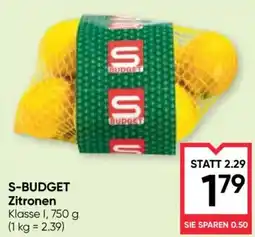 Maximarkt S-Budget Zitronen Angebot