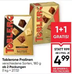 Maximarkt Toblerone Pralinen Angebot