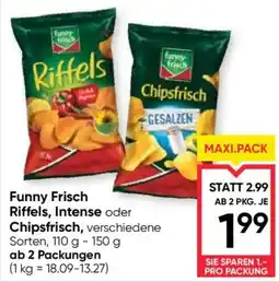 Maximarkt Funny Frisch Riffels oder Chipsfrisch Angebot