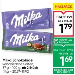 Maximarkt Milka Schokolade Angebot