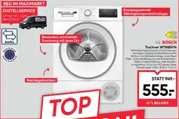 Maximarkt BOSCH Trockner WTH85V14 Angebot