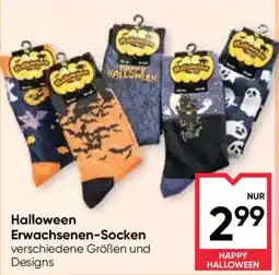 Maximarkt Halloween Erwachsenen-Socken Angebot