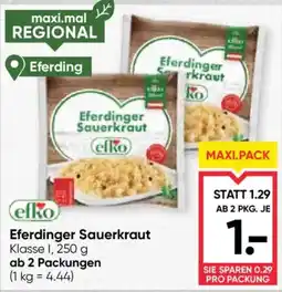 Maximarkt Eferdinger Sauerkraut Angebot