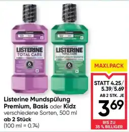 Maximarkt Listerine Mundspülung Angebot