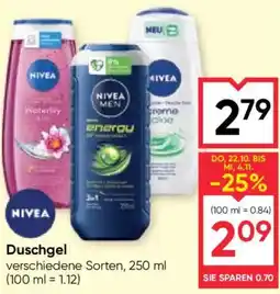 Maximarkt NIVEA Duschgel Angebot