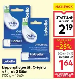 Maximarkt Labello Lippenpflegestift Original Angebot