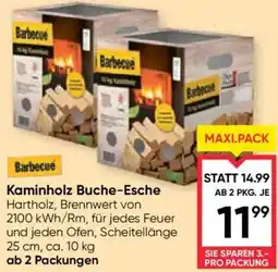 Maximarkt Barbecue Kaminholz Buche-Esche Angebot