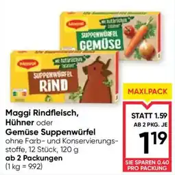 Maximarkt Maggi Suppenwürfel Rind Angebot