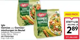 Maximarkt Iglo Gemüse oder Gemüse-mischungen im Beutel Angebot