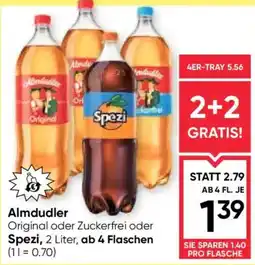 Maximarkt Almdudler Original oder Zuckerfrei oder Spezi Angebot