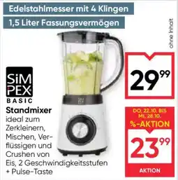 Maximarkt SimPex Basic Standmixer Angebot