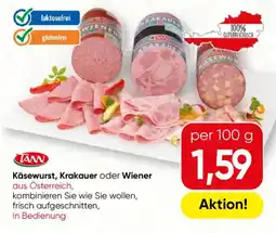 SPAR Gourmet TANN Käsewurst, Krakauer oder Wiener Angebot