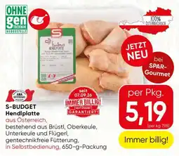 SPAR Gourmet S-Budget Hendlplatte Angebot