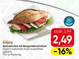 SPAR Gourmet Spar enjoy Spitzweckerl mit Burgunderschinken Angebot