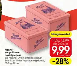 SPAR Gourmet Manner Neapolitaner Nostalgiedose Angebot