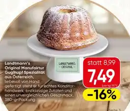 SPAR Gourmet Landtmann's Guglhupf Spezialität Angebot