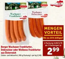 Interspar Berger Wachauer Frankfurter Angebot