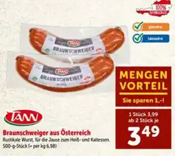 Interspar TANN Braunschweiger aus Österreich Angebot