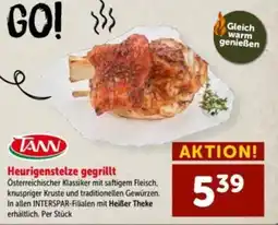 Interspar TANN Heurigenstelze gegrillt Angebot