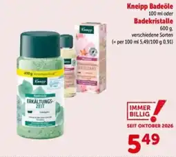 Interspar Kneipp Badeöle Angebot