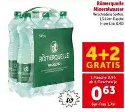 Interspar Römerquelle Prickelnd Angebot