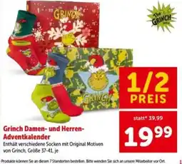 Interspar Grinch Damen- und Herren-Adventkalender Angebot