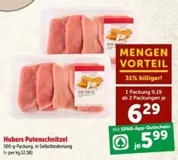 Interspar Hubers Putenschnitzel Angebot