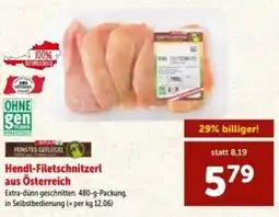 Interspar Hendl-Filetschnitzerl aus Österreich Angebot