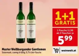 Interspar Muster Weißburgunder Gentlemen Angebot
