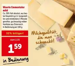 Interspar Woerle Emmentaler mild Angebot