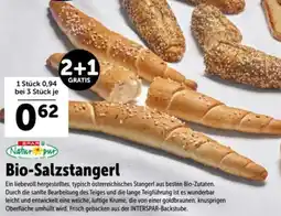 Interspar Natur pur Bio-Salzstangerl Angebot