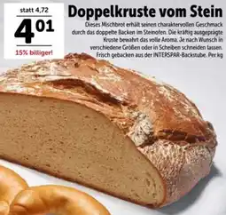 Interspar Doppelkruste vom Stein Angebot