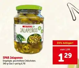 Interspar SPAR Jalapenos Angebot