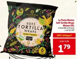 Interspar La Fiesta Mexico Soft Tortilla Wraps Weizen XXL Angebot