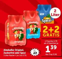 Interspar Almdudler Original, Zuckerfrei oder Spezi Angebot