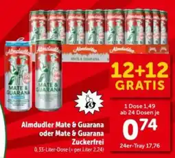 Interspar Almdudler Mate & Guarana Angebot