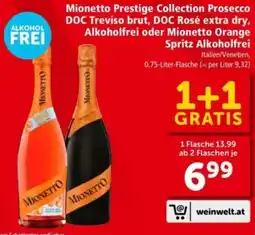 Interspar Mionetto Prestige Collection Prosecco Angebot