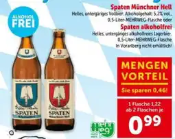 Interspar Spaten Münchner Hell Angebot