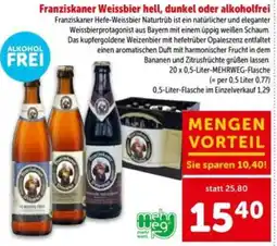 Interspar Franziskaner Weissbier Angebot
