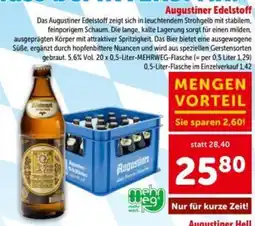 Interspar Augustiner Edelstoff Angebot