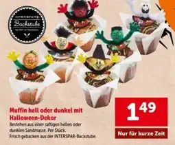 Interspar Muffin hell oder dunkel mit Halloween-Dekor Angebot