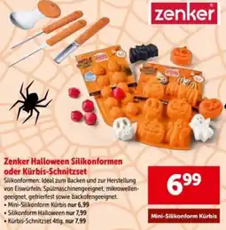 Interspar Zenker Halloween Silikonformen oder Kürbis-Schnitzset Angebot