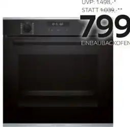 XXXLutz Bosch Einbaubackofen HBG278BB3 Angebot