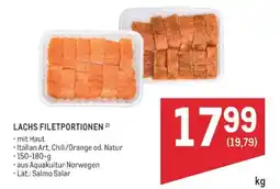 Metro Lachs Filetportionen Angebot